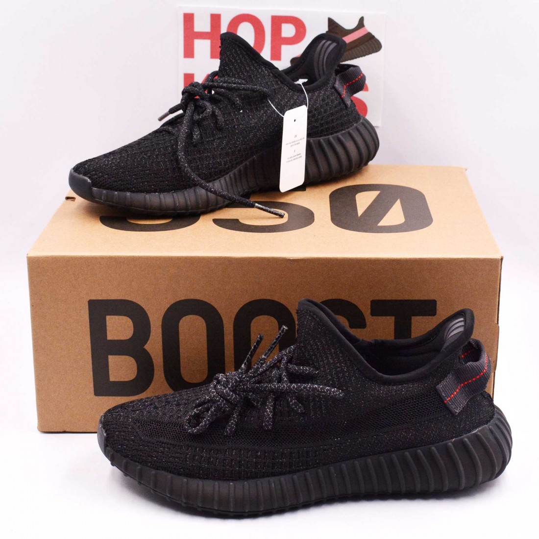 yeezy black full reflective